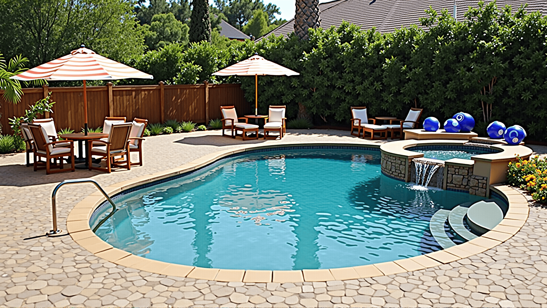 Wooden Pool Fencing