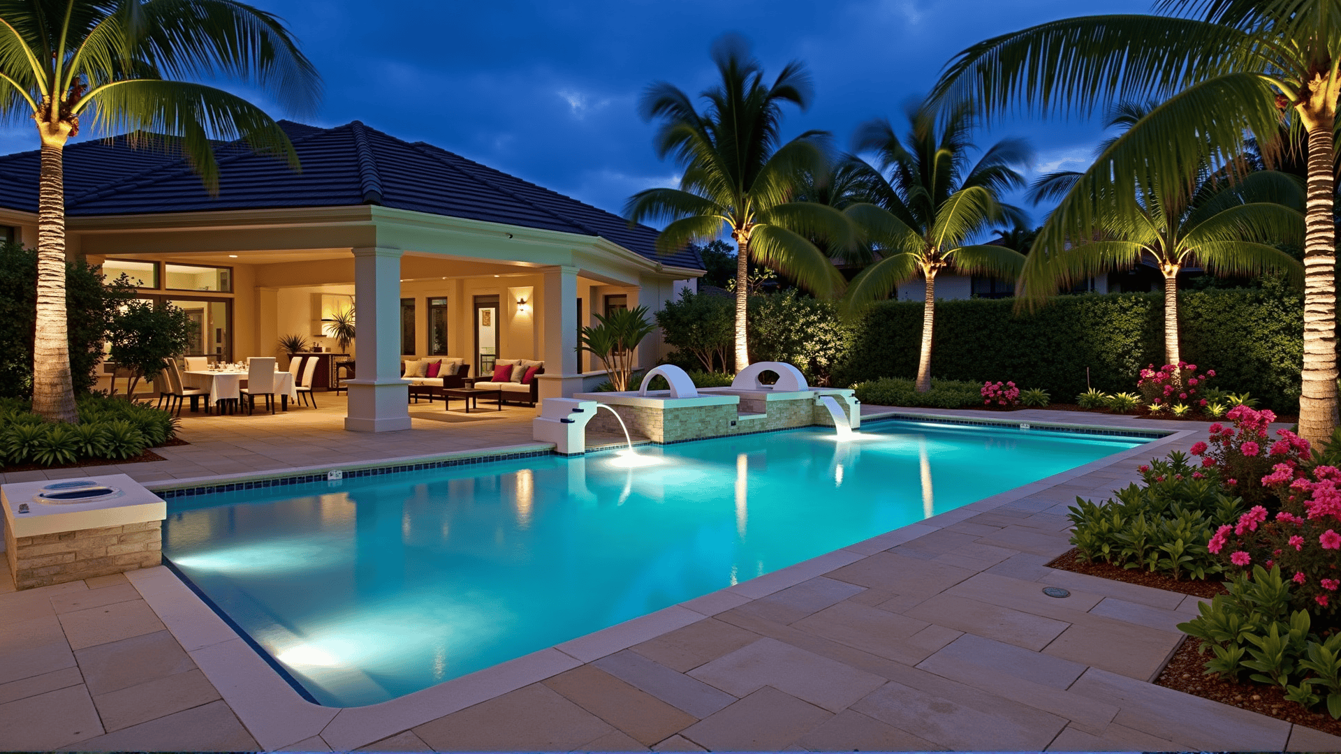 Fiber Optic Pool Lighting