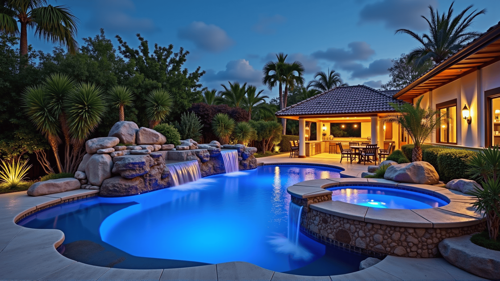 Fiber Optic Pool Lighting