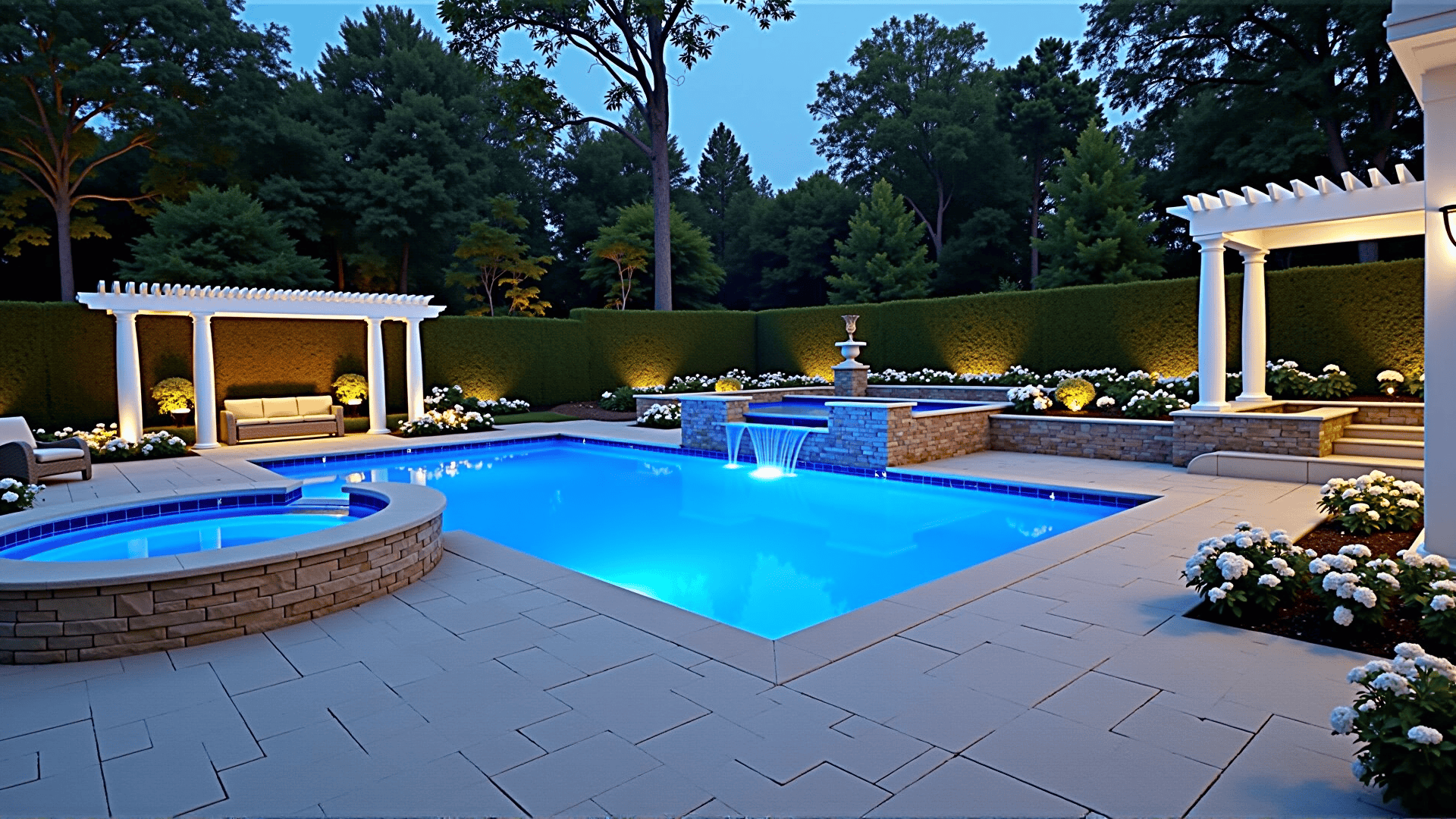 Fiber Optic Pool Lighting