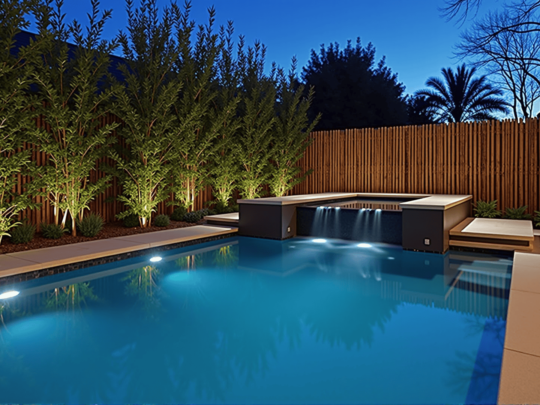 Wooden Pool Fencing
